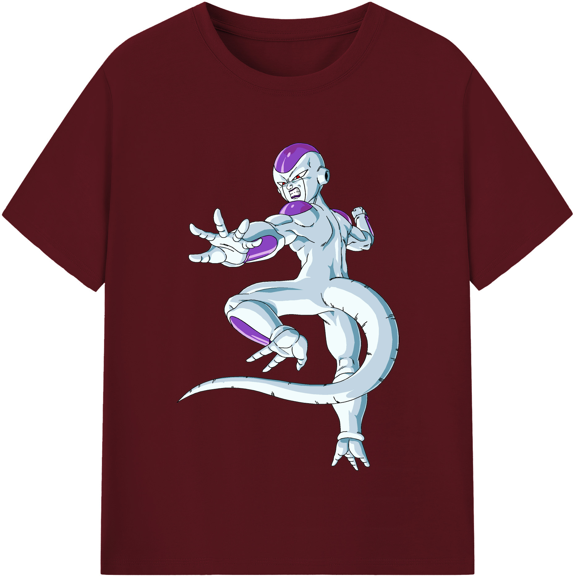 （画像用） ドラゴンボール フリーザ DRAGON BALL Frieza 綿100％半袖Tシャツ（フロントプリント）